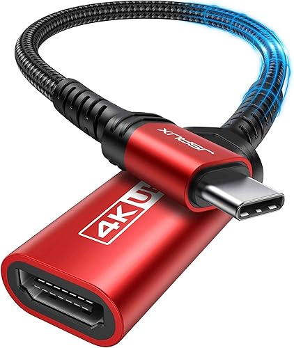 Miniatura 8 de JSAUX Adaptador USB C a HDMI, adaptador USB tipo C 4K a HDMI hembra compatible con Thunderbolt 3 para iPhone 15 Pro, MacBook ProAir, Surface,