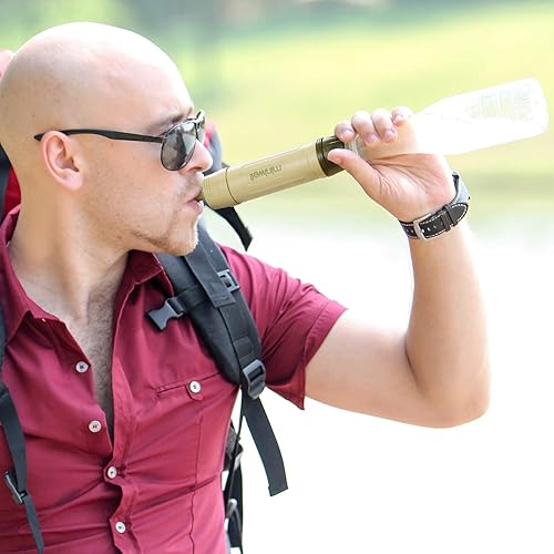 Miniatura 8 de Miniwell Gravity Purificador de agua de paja bastante ligera y fácilmente embalada. Multi uso para acampar en grupo y familia preparación de