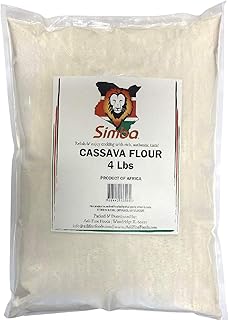 Simba Cassava Flour, 4 Pounds - Grain-Free, Gluten-Free, Paleo Baking Flour - Made From 100% Yuca Root