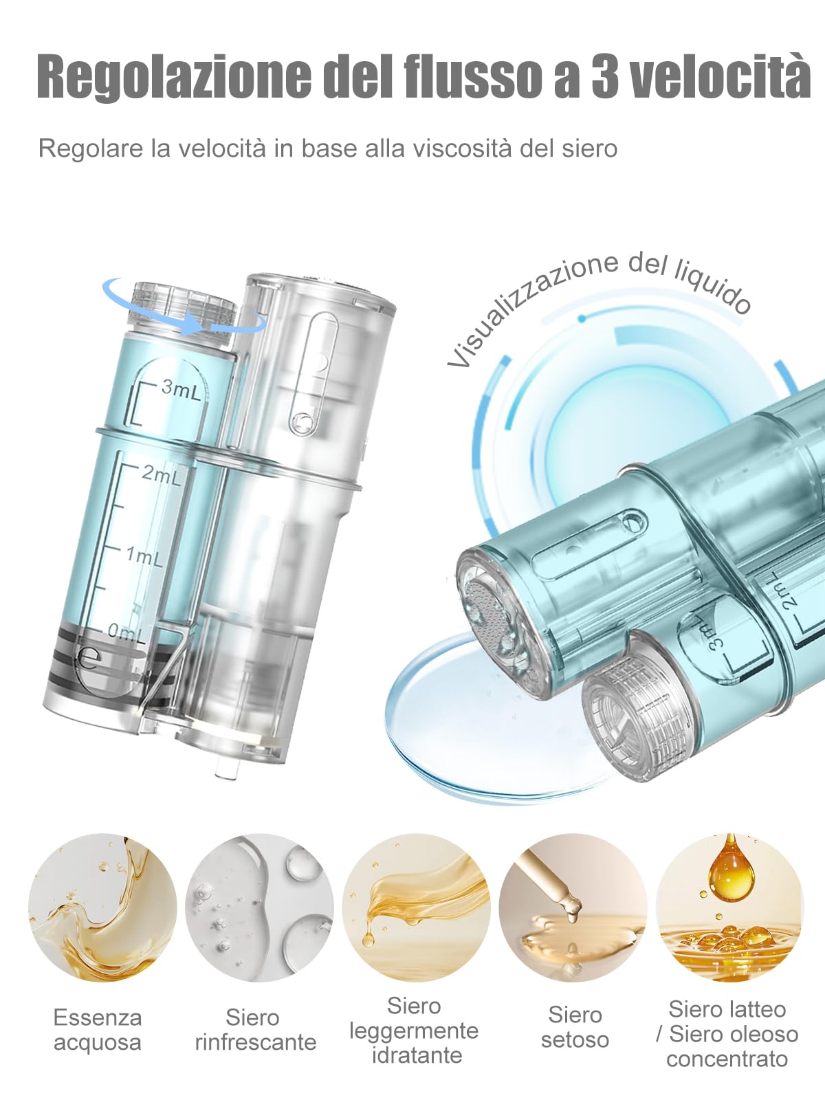 dr pen H6 Microneedling Pen, Dermapen 2026 Ultimo Modello, 10 Cartucce, Oro