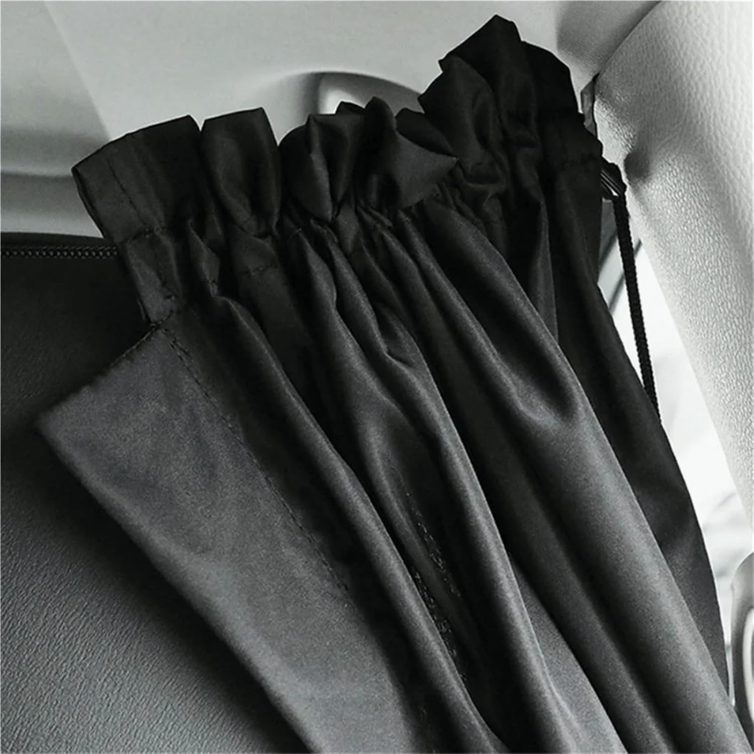 2pcs/Set Sun Shade Privacy Curtain Taxi Car Isolation Curtain Partition Protection Curtain Commercial Vehicle Car Accessories