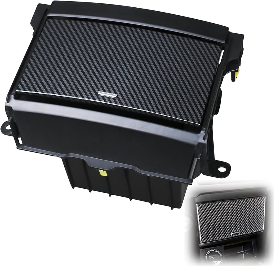 Amazon.com: Osompar Interior Dashboard Storage Box Carbon-Fibre