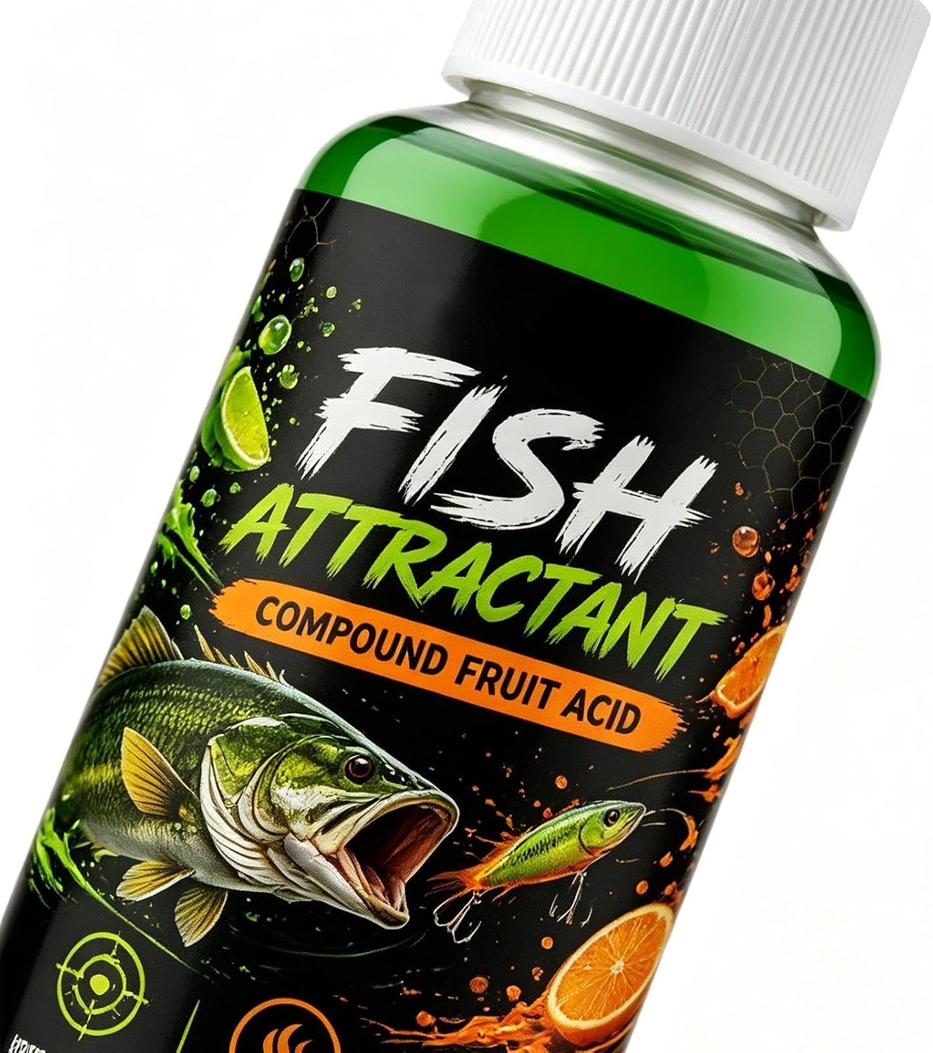 Fishing Scent Natural Long-Lasting Powerful | 60ml Fish Liquid Baits Lure Attractants for Bass Walleye Cod Bream Tilapia Outdoor Lake River Beach Saltwater