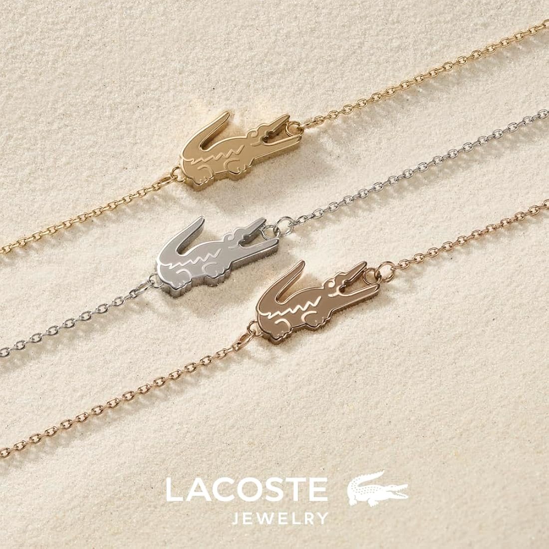 Buy Lacoste Crocodile Family Ionic Plated Carnation Gold Buy Lacoste Crocodile Family Ionic Plated Carnation Gold