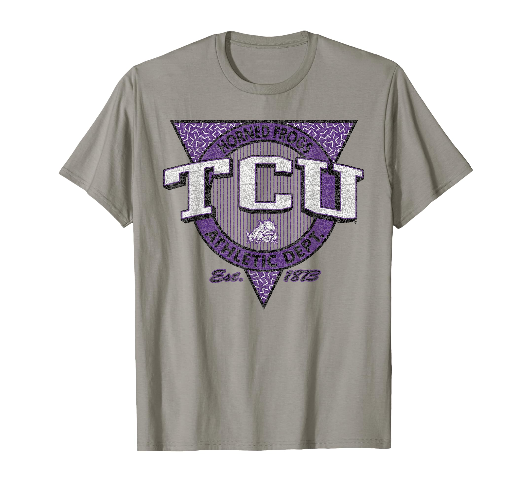 TCU Horned Frogs Retro Triblock Officially Licensed T-Shirt