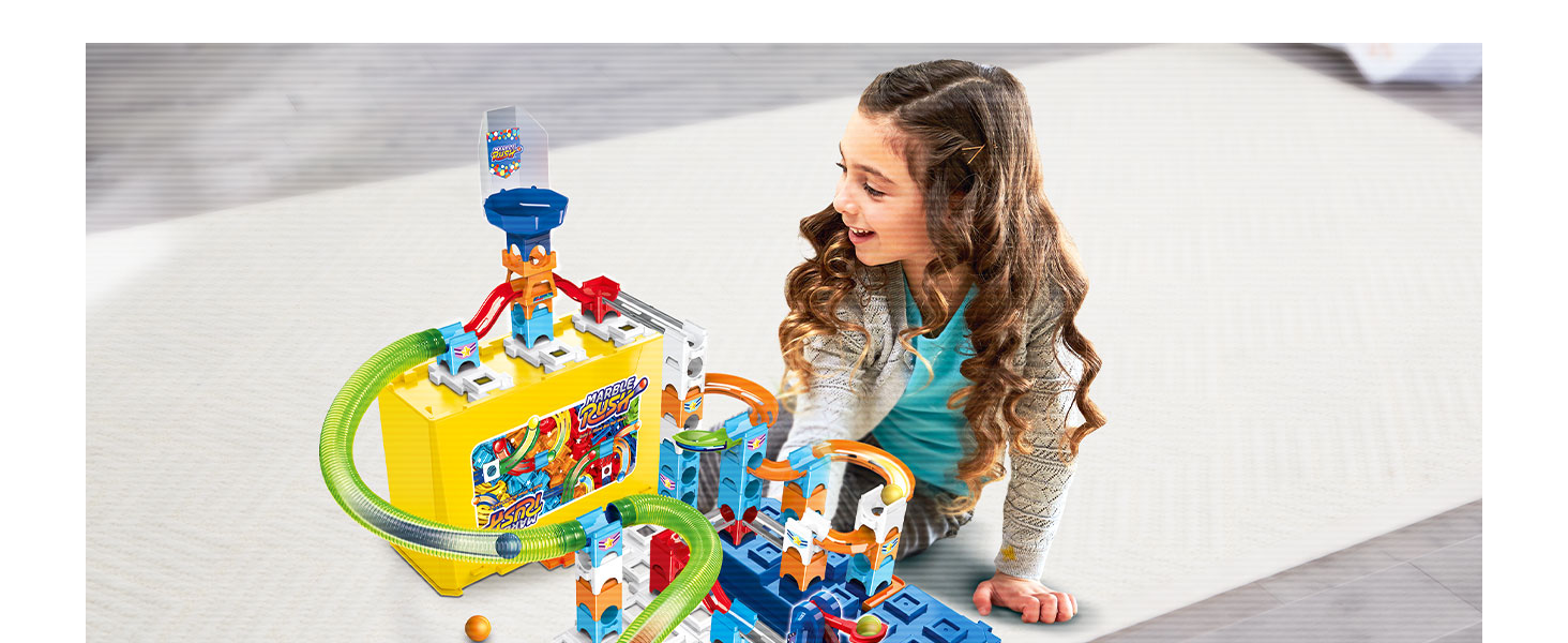VTech Marble Rush Build & Store Set M400 - Jeu de Constructi VTech Marble Rush Build & Store Set M400 - Jeu de Constructi