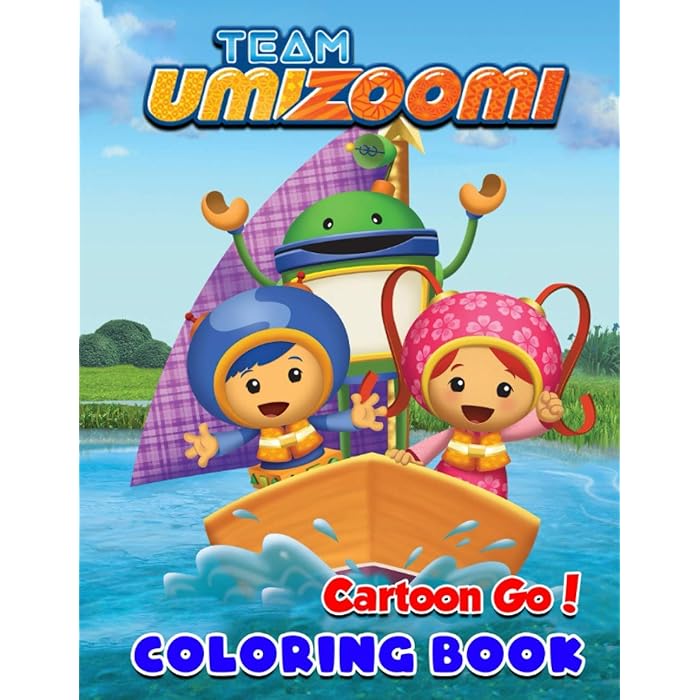 Buy Cartoon go! - Team Umizoomi Coloring Book: An incredible Coloring ...