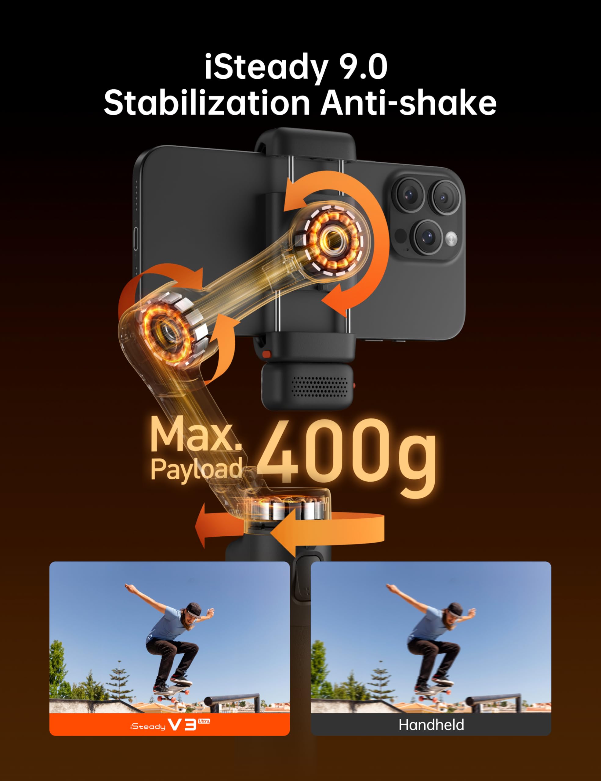 Amazon.co.jp: Hohem iSteady V3 ウルトラジンバルスタビライザー