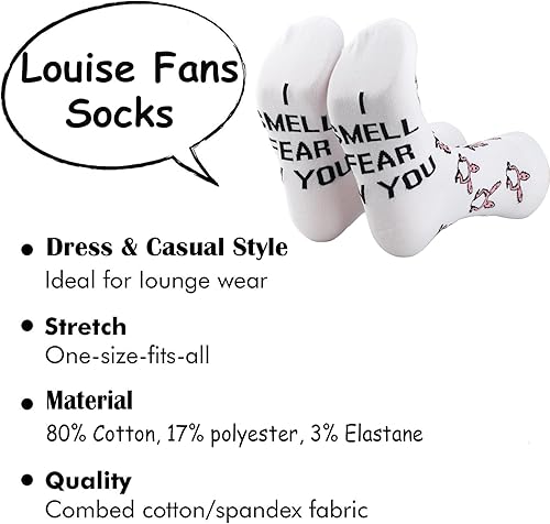 Miniatura 2 de TSOTMO Calcetines de dibujos animados para programas de televisión Louise Belcher, regalo para amantes del programa de televisión de Bob,