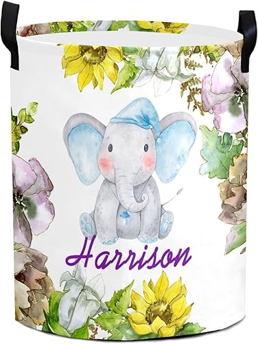 Miniatura 6 de Cestas de lavandería personalizadas con nombres, cesta de lavandería personalizada para niños, niñas, niños, cesta de lavandería con princesa niña