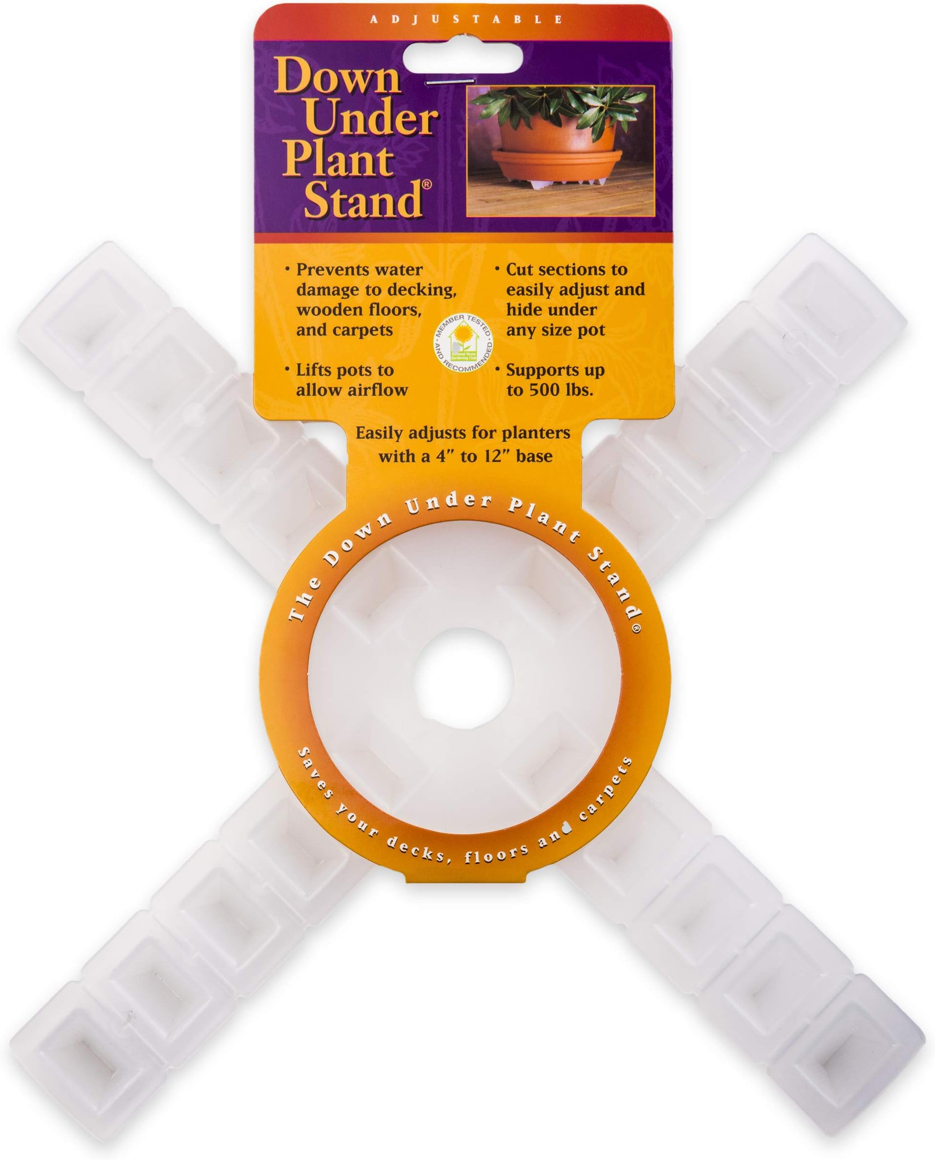 Bosmere, 12", Clear S10440 Down Under Plant Stand