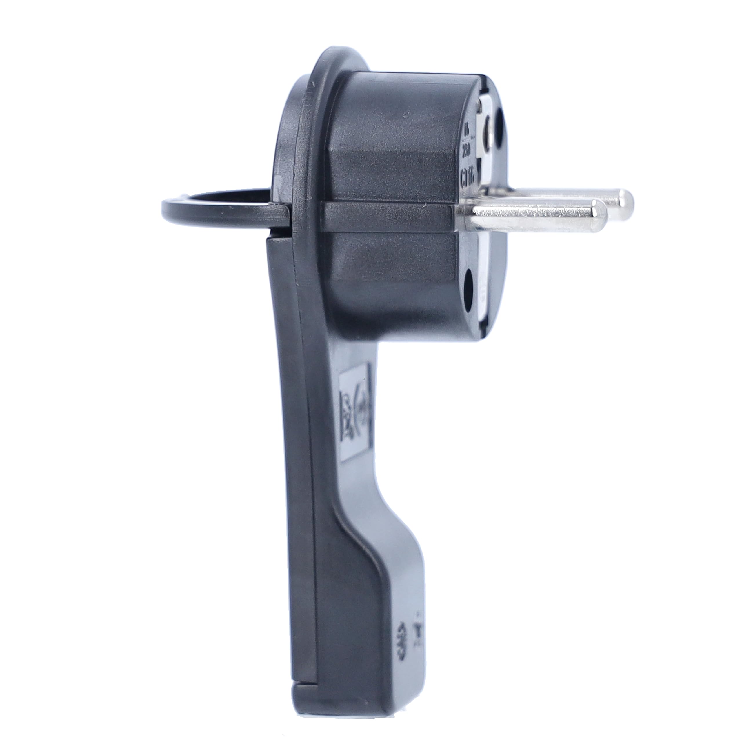 as - Schwabe as 45039 as-Schwabe45039Schutzkontakt-Flachstecker, schwarz, 230 V