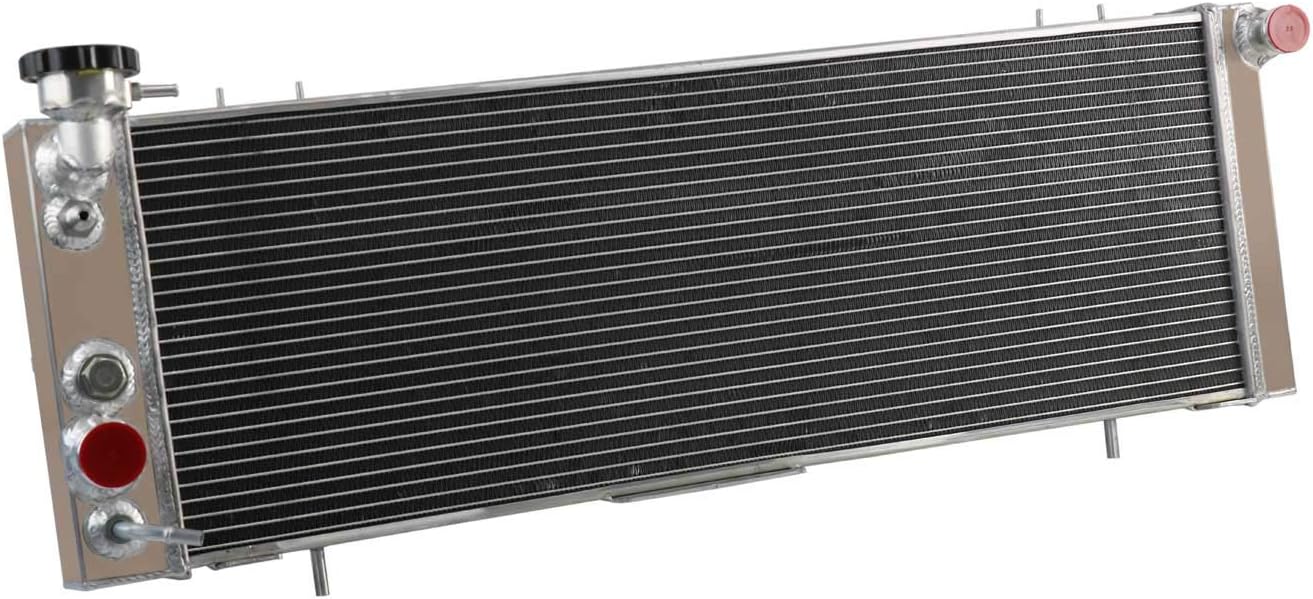 3 ROW Full Aluminum Radiator for 1991-2001 Jeep Cherokee Comanche XJ 2.5L 4.0L L4 L6 3 Core Radiator 1992 1993 1994 1995