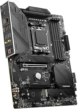 MSI MAG B650 Tomahawk WiFi Gaming Motherboard (AMD Ryzen 9000/8000/7000 Series Processors, AM5, DDR5, PCIe 4.0, M.2, SATA 6Gb/s, USB 3.2 Gen 2, HDMI/DP, Wi-Fi 6E, Bluetooth 5.3, 2.5Gbps LAN, ATX)