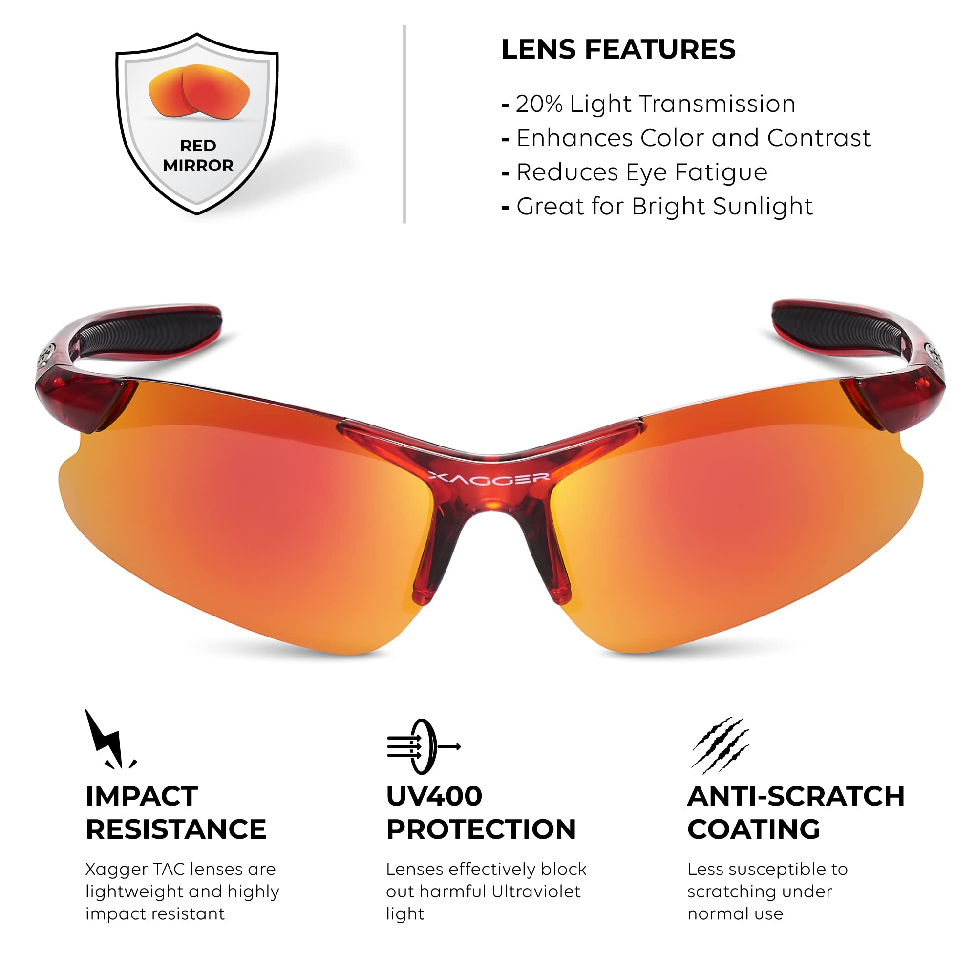 Polarisierte Sport-Sonnenbrille für Kinder und Jugendliche, TR90-Rahmen