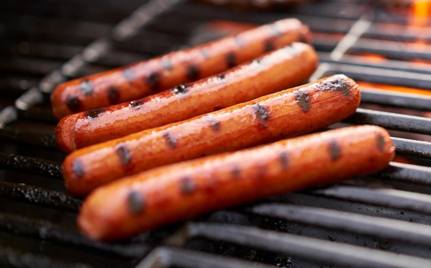 3lbs Natural Casing Hot Dogs Gluten Free, Frankfurters