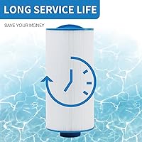 Vista 7 de 5CH-402 reemplaza el filtro Tuff Spa, compatible con Sundance Spas 6540-723, Pleatco PJW40SC-F2M, Filbur FC-2811, Unicel 5CH-402, Del Sol Spas