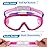COOLOO Kids Swim Goggles for Age 3-15, 2 Pack Kids Goggles for Swimming with Nose Cover, No Leaking, Anti-Fog, Waterproof