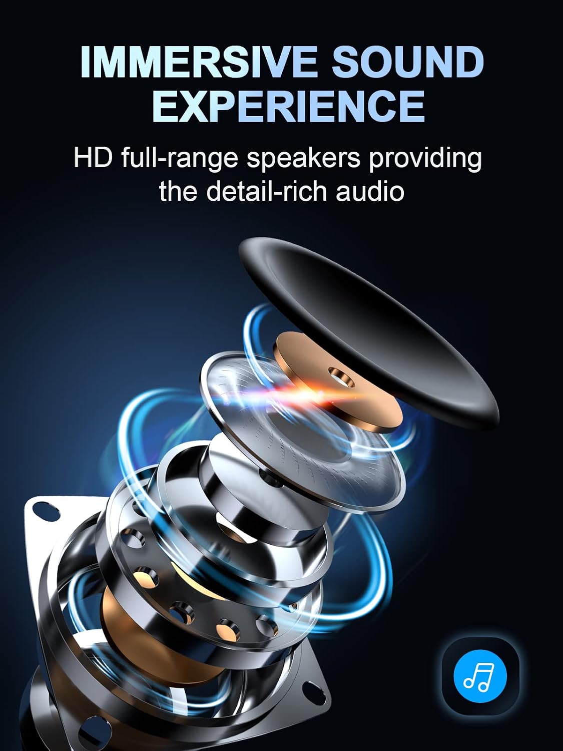 Computer Speakers, Bluedee 14W HiFi Stereo PC Speakers, Bluetooth 5.0 or 3.5mm Aux-in Computer Speakers for Desktop, RGB Computer Sound Bar with Deep Bass, Gaming Speakers for PC Powered by AC Adapter