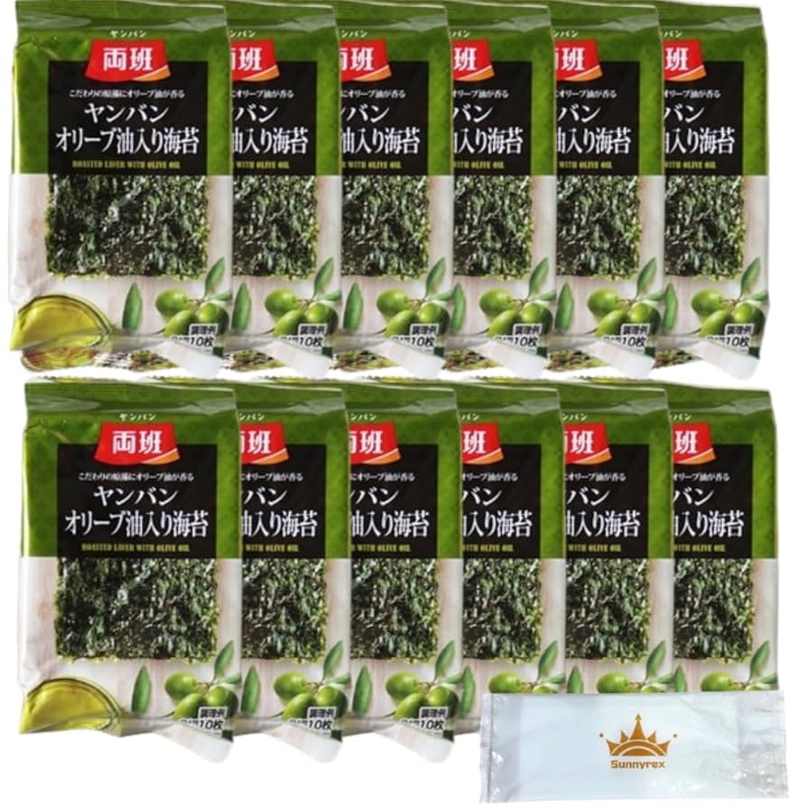 ヤンバン エゴマ油入り/オリーブ油入り15袋ずつ 韓国海苔計30