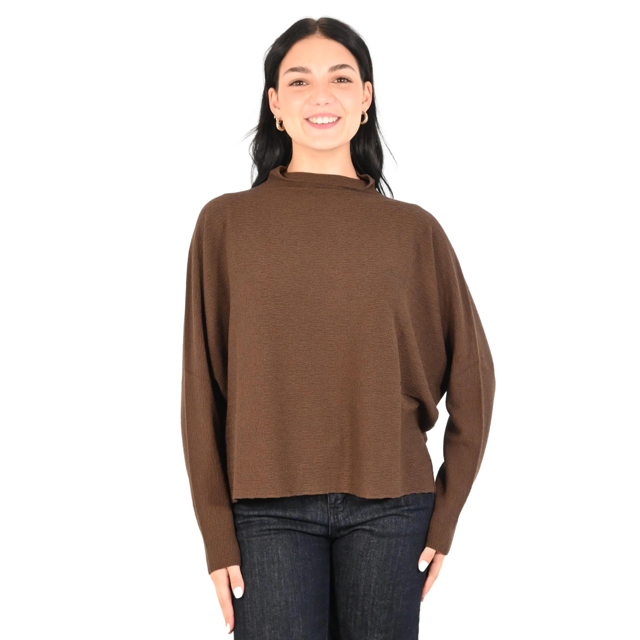 Kontatto maglia donna moka 3M1735C