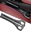 Car Seat Gap Filler Organizer Universal for Car SUV Truck Accessories Seat Gap Plug Blocker with Storage Slot Black 2 Pack