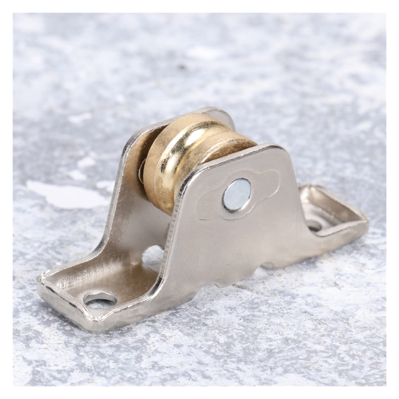 Lot De 4 Poulies Pour Rideau - Roulements Métalliques, Alliage, Pour Tringle Ou Rail - Remplacement Roues