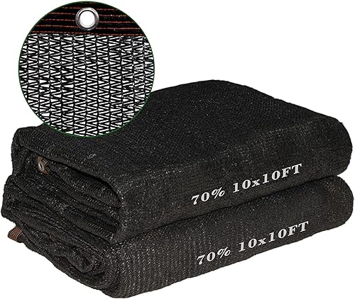 Miniatura 26 de UCINNOVATE Tela de protección solar para invernadero, 70 % de malla para invernadero, tela de malla de 10 x 10 pies, protección solar, resistente a