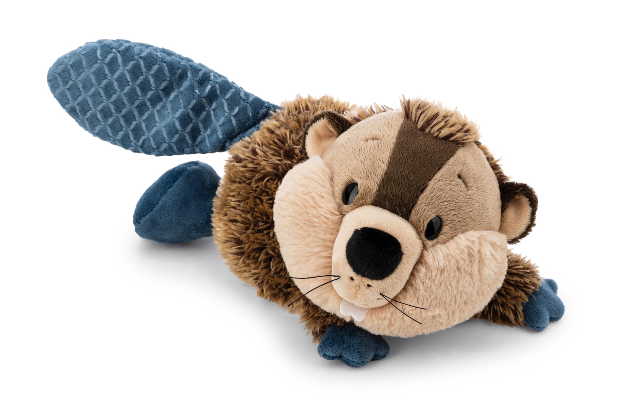 Nici Cuddly Toy, Beaver Harry Woodsnacker, 20 cm, Brown, Soft Plush Toy, Cute Stuffed Toy for Cuddling and Playing, Great Gift Idea for Children and Adults - 62275
