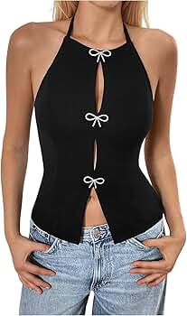 トップス herlipto Cherry Pattern Strap Top navy Herlipto Cherry