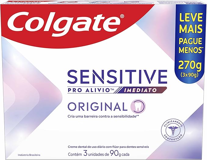 Colgate Creme Dental para sensibilidade Sensitive Pro Alívio Imediato