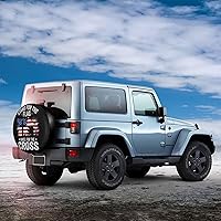 Vista 3 de Funda para neumáticos de repuesto con la bandera estadounidense, protectores de rueda resistentes a la intemperie y al polvo, ajuste universal