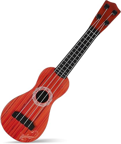 Ukelele para niños, instrumento musical de ukelele, guitarra pequeña acústica, ukelele de grano similar a la madera, guitarra de 4 cuerdas para