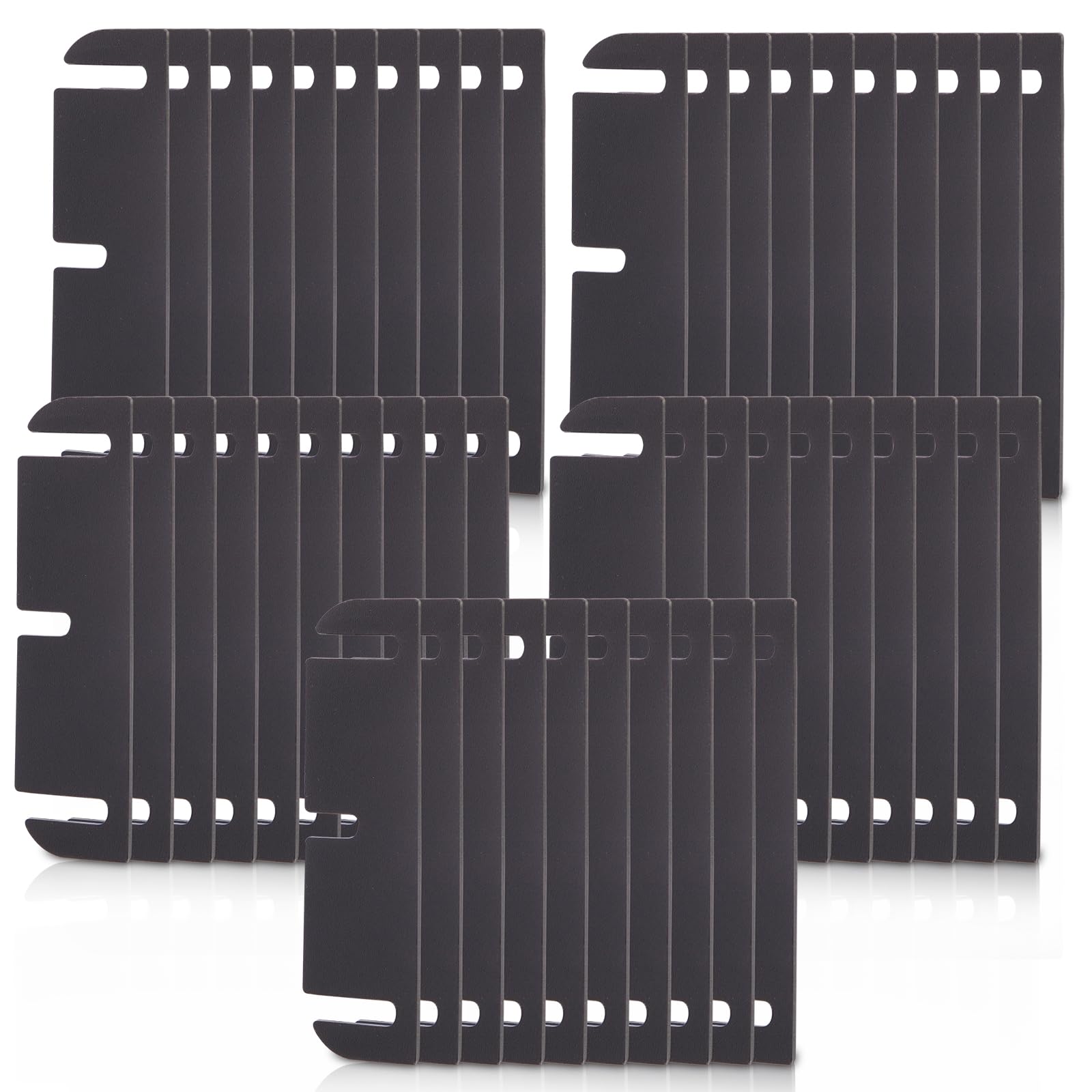 Door Hinge Shims, Filling Gaps in Interior Doors Adjusting The Spacing to Align Them, Used to Solve Problems Such As Door Air Leakage, Can Be Trimmed,3.5 Inch (50, 3.5 Inch Hinge Shims)