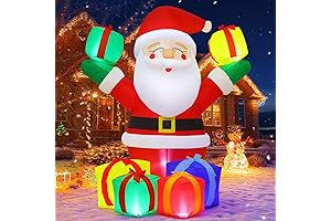 GOOSH 6 FT Christmas Santa Inflatables