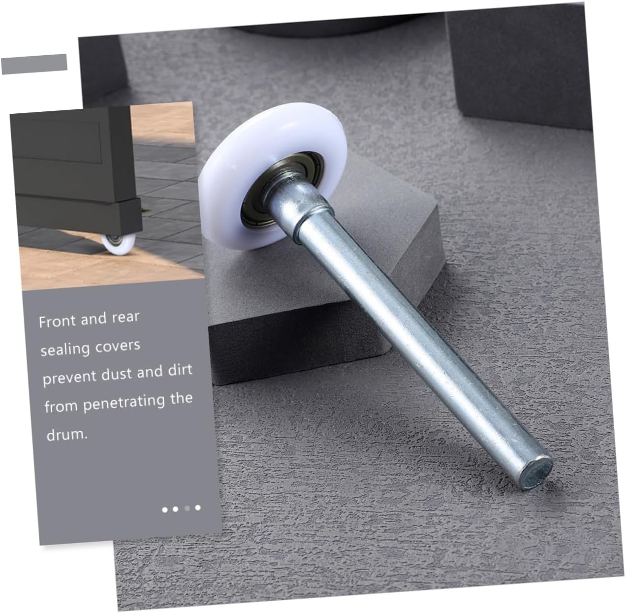 8pcs Nylon Garage Door Silent Rollers Replacement Precision Bearings Garage Door Wheels