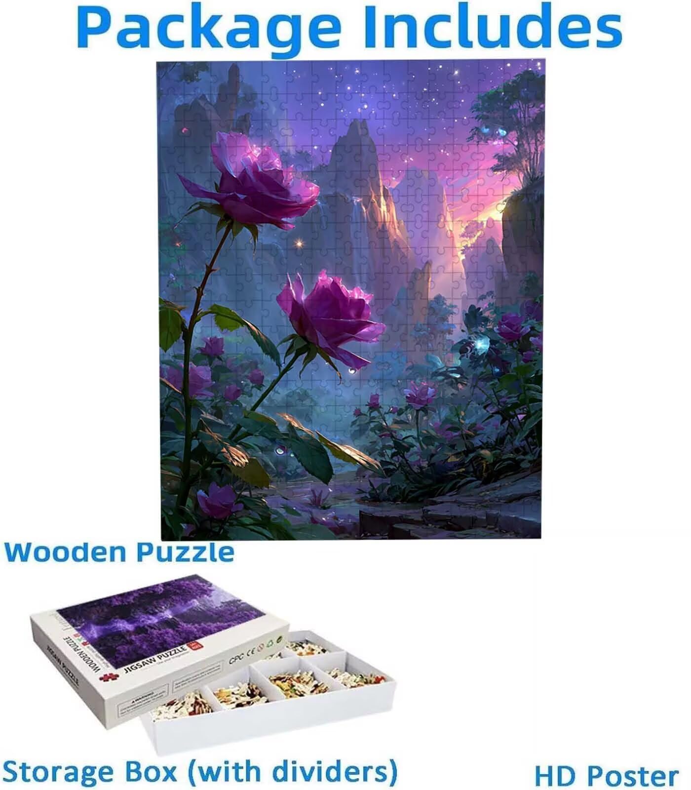 Puzzle dla dorosłych 5000 sztuk kwiatu wilka | Zabawa rodzinna i zajęcia grupowe dla nastolatków i prezent urodzinowy dla dzieci w wieku 14 lat | Dekoracja domu i pomysł na prezent Relax156x105cm