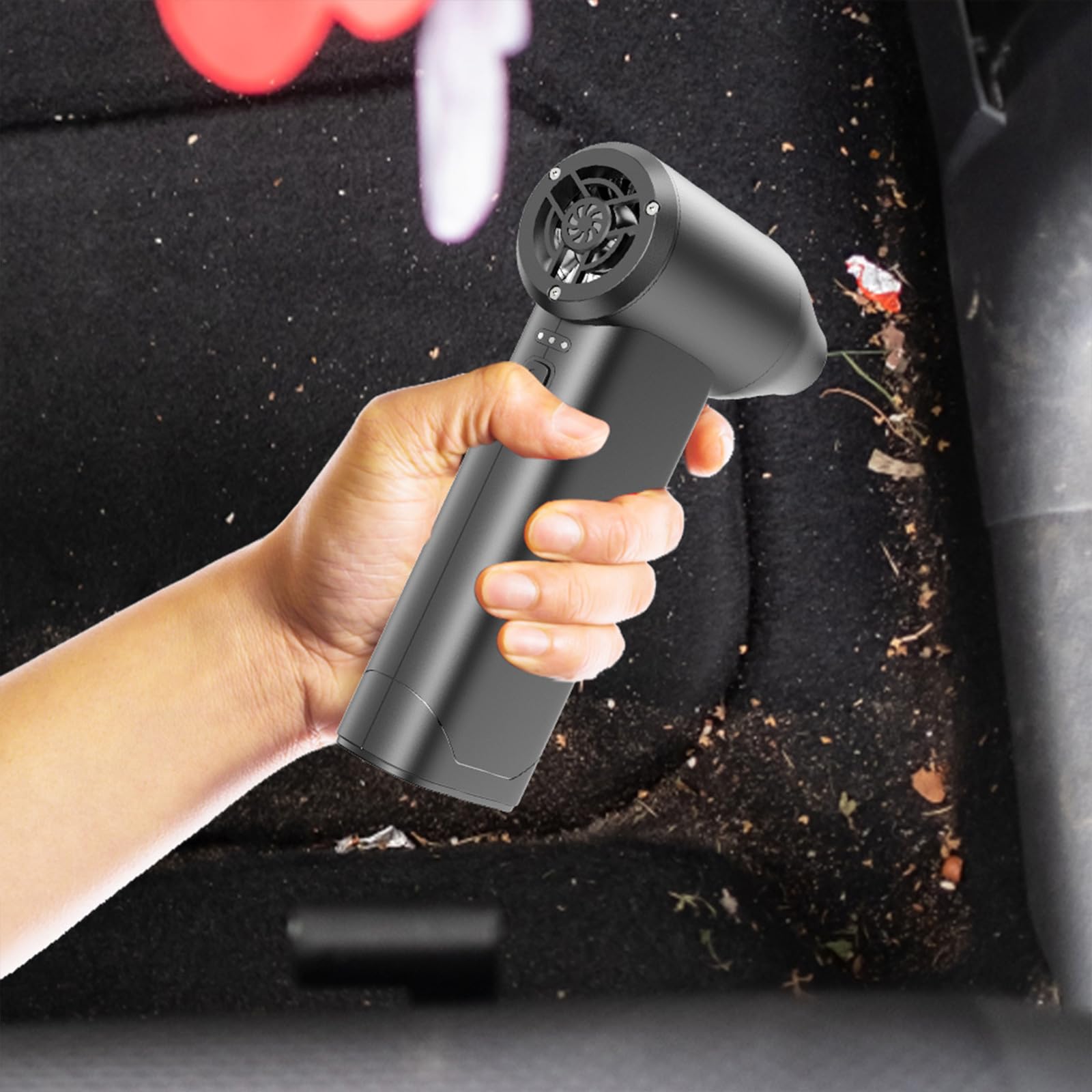 Soffiatore a batteria ricaricabile per spolverino elettrico da 130000 giri/min con 3 impostazioni di velocità per la pulizia 'elettronica 'auto domestica