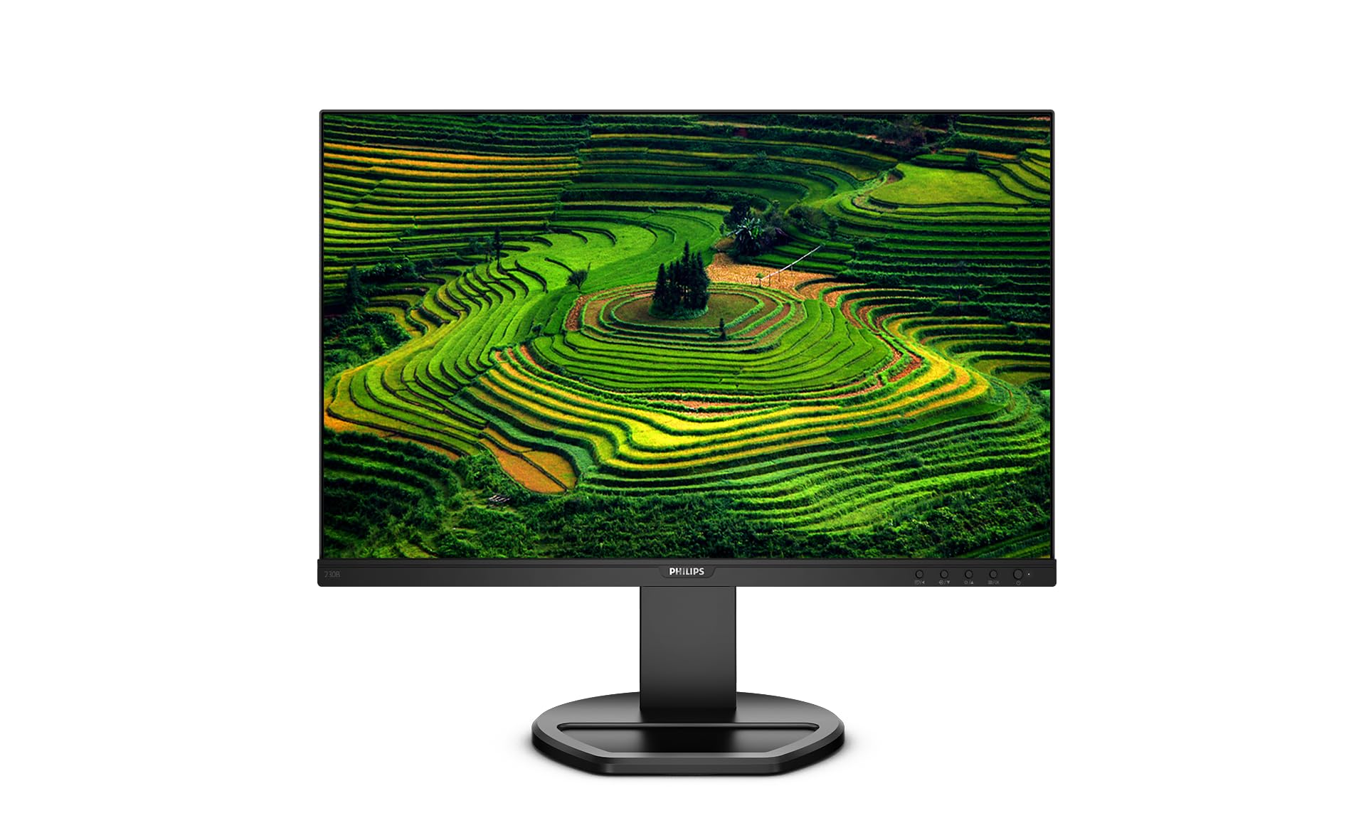 Philips 230B8QJEB/00 Monitor 22.5' IPS, WUXGA 1920x1200, VGA, DVI, HDMI, DisplayPort, Speakers Integrati, Regolabile Ergonomicamente