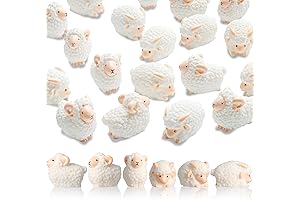 Sheep Toy Figurines for Creative DIY
