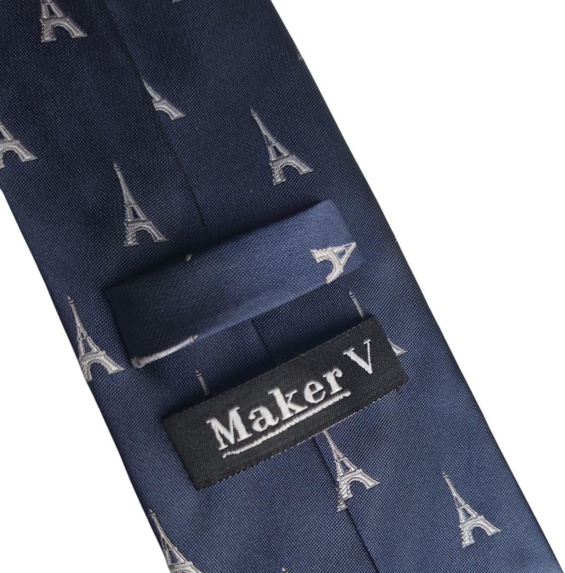 Maker V France Necktie - Eiffel Tower Neckties - Paris Tie - Paris Ties for men - Frenchman Gift- French class