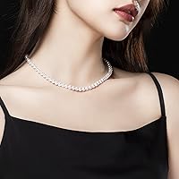 Vista 2 de Collar de perlas de imitación collar de perlas de boda para mujer