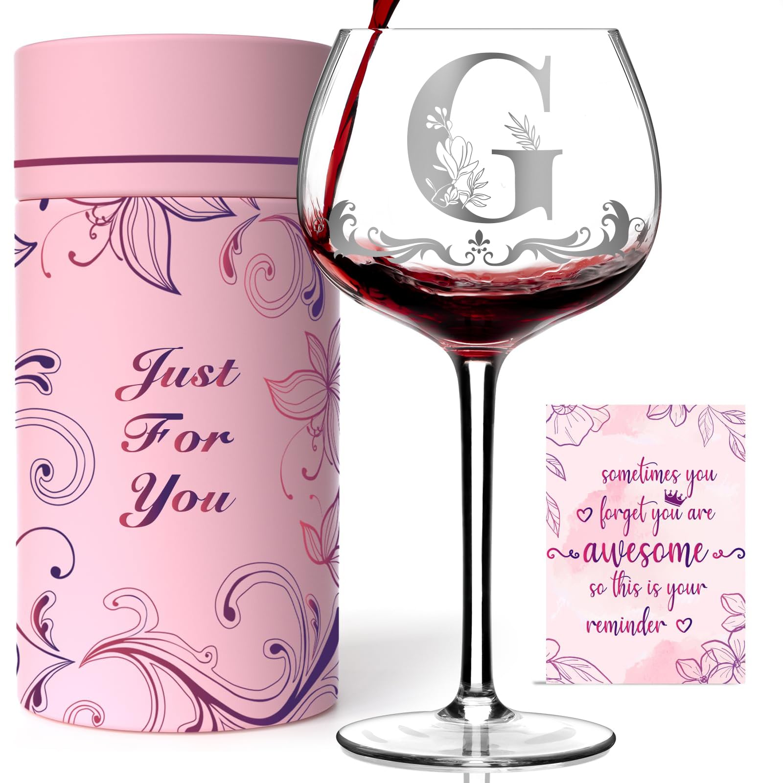 Verre à vin avec initiale G : évitez les verres confondus lors des fêtes