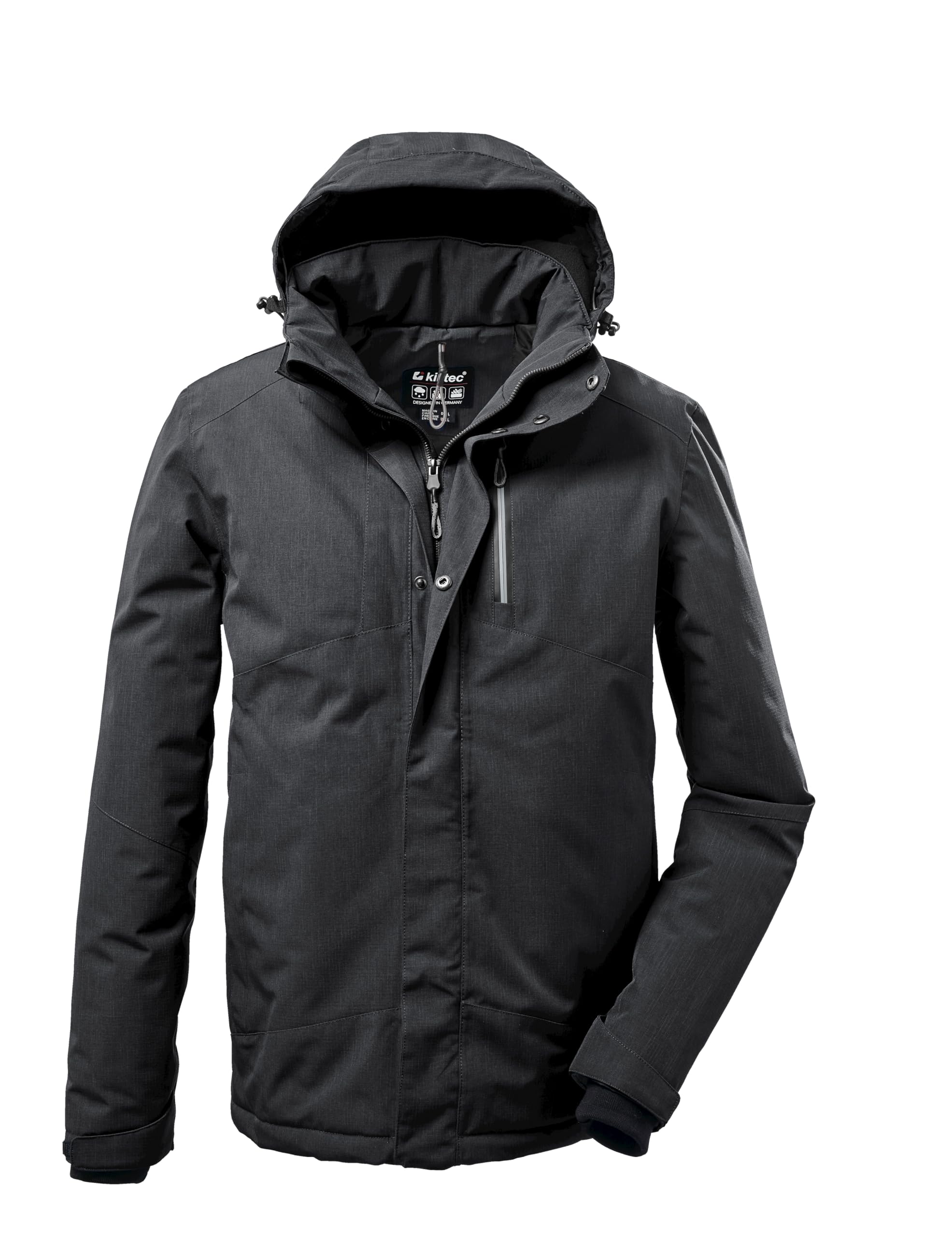 Killtec Herren Kow 161 Mn Jckt Kg Funktionsjacke/Outdoorjacke mit abzippbarer Kapuze - Kurzgröße