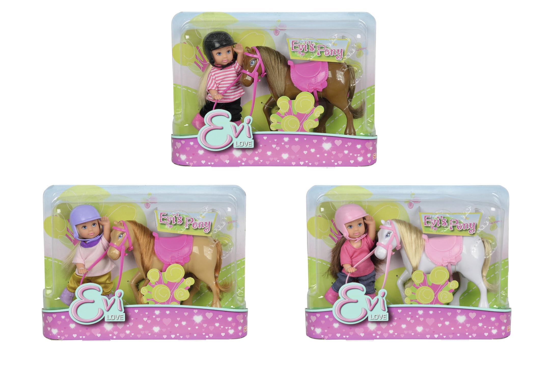 Amazon.co.jp: Evi LOVE Evi's Pony 12cmドール 人形 海外輸入品 馬