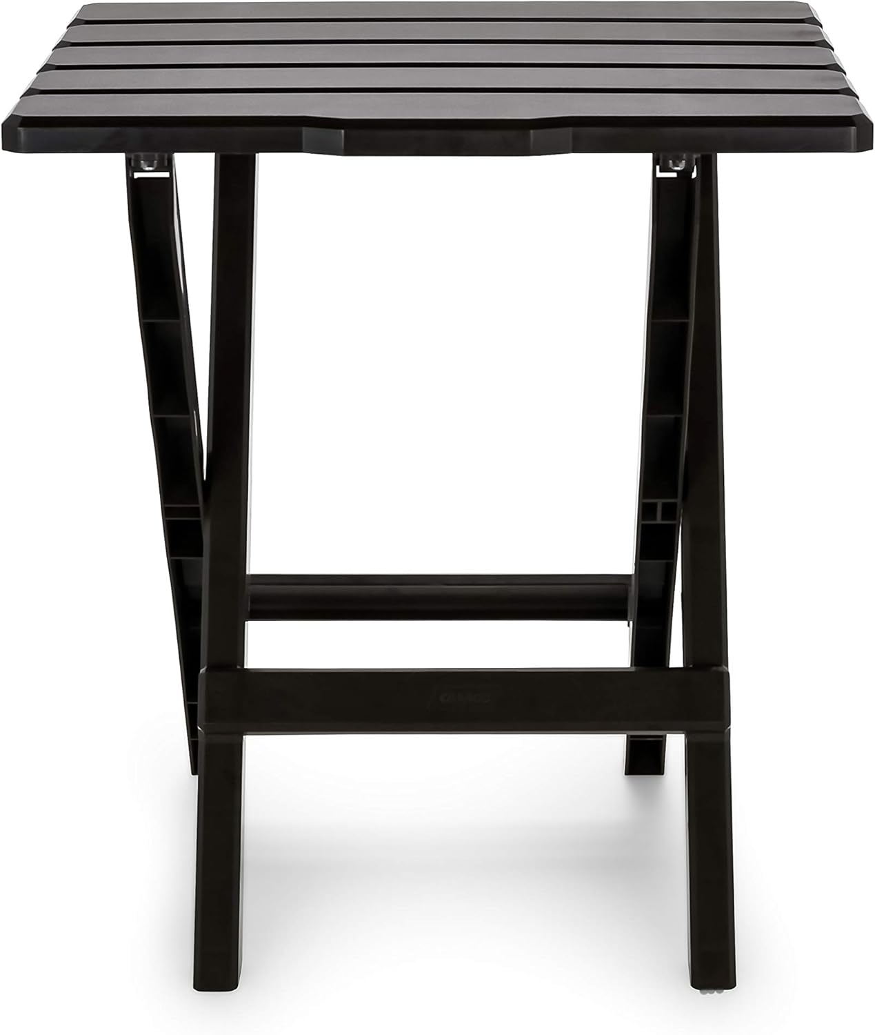 Camco Large Adirondack Portable Outdoor Folding Side Table - Perfect for The Beach, Camping, Picnics, Cookouts and More - Weatherproof and Rust Resistant - Mocha (21048) : Patio, Lawn & Garden
