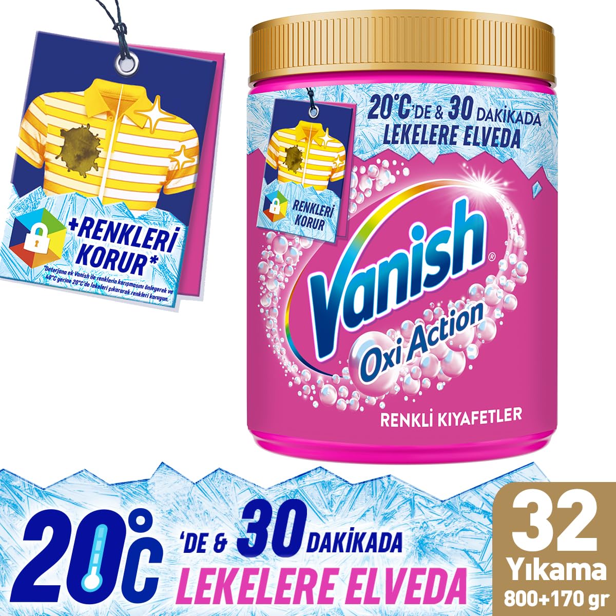 Vanish Multipower Toz Pembe 480 gr