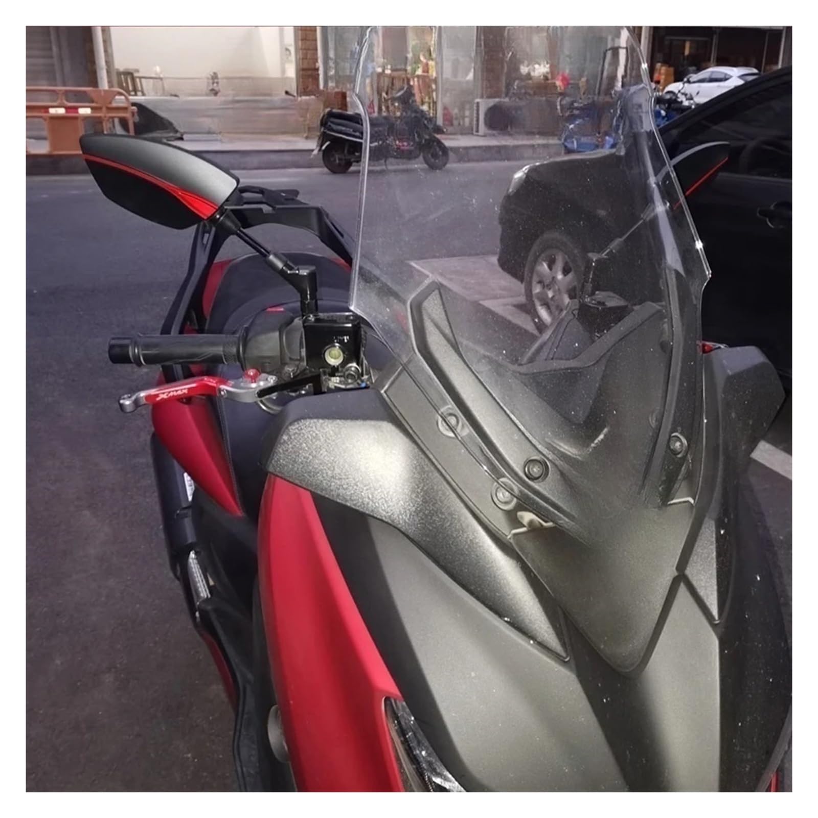 latéraux Rétroviseurs Moto Rétroviseurs Extérieurs Universels Réglables 8/10 Mm pour V-Strom 650, 650 1000, 1050/XT, DL250, DL650 Et DL1000.