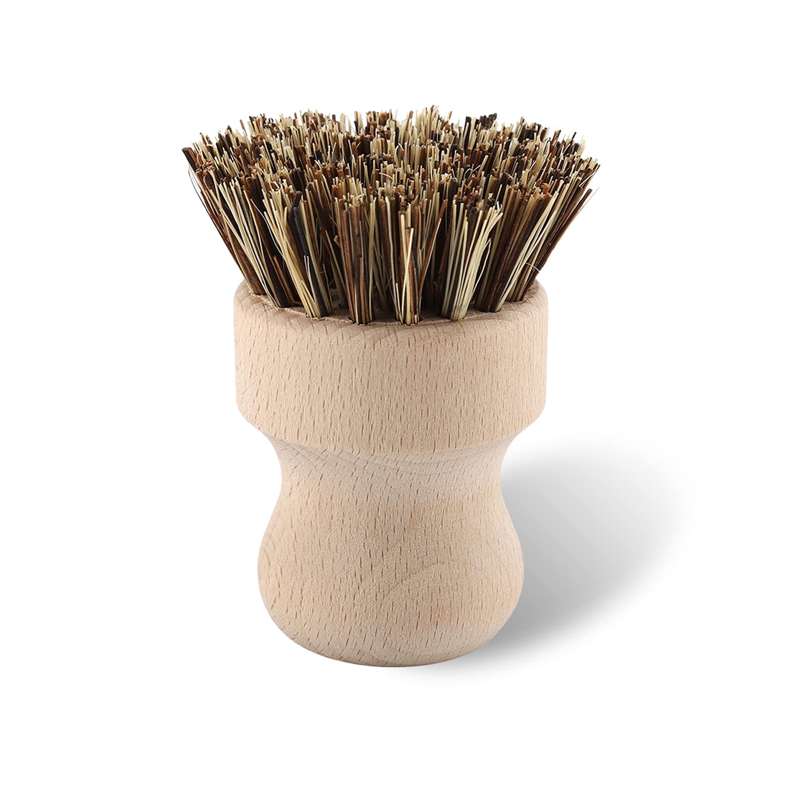 Potato Scrubber, Soft Bristles Mushroom Cleaning Brush Fruit and Vegetable Brush Scrubber Mini Dish Brush with Wooden Handle for Home Kitchen Restaurant