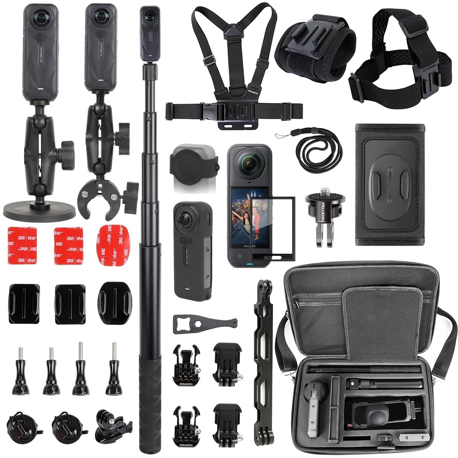 PellKing Insta360 X5 Accessories Kit